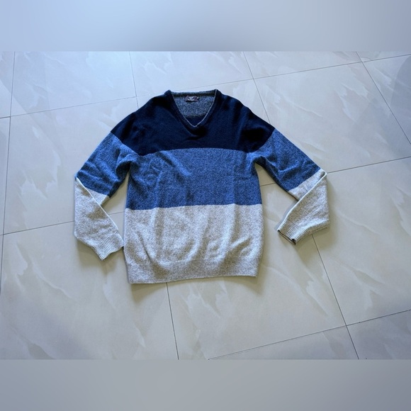 Vintage Cambridge Classics Mervyns Sweater Mens Large Knit korea Made gray - Picture 15 of 16